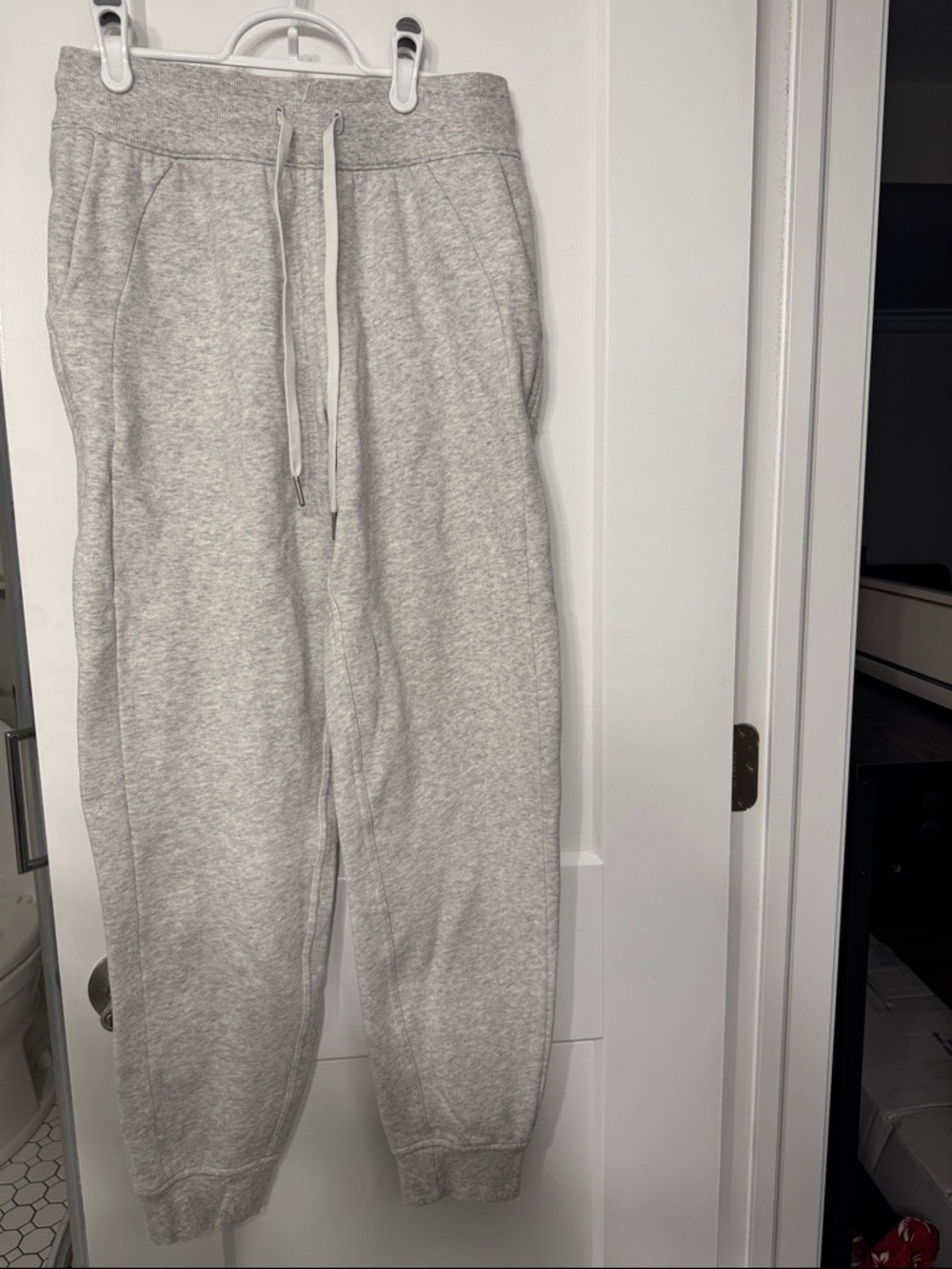 lululemon athletica Light Gray Jogger Sweatpants